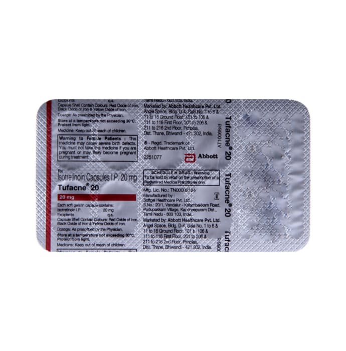 Tufacne 20mg Capsule (10'S)