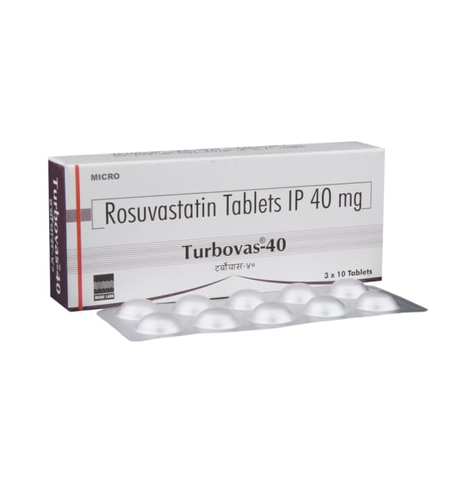 Turbovas 40mg Tablet (10'S)