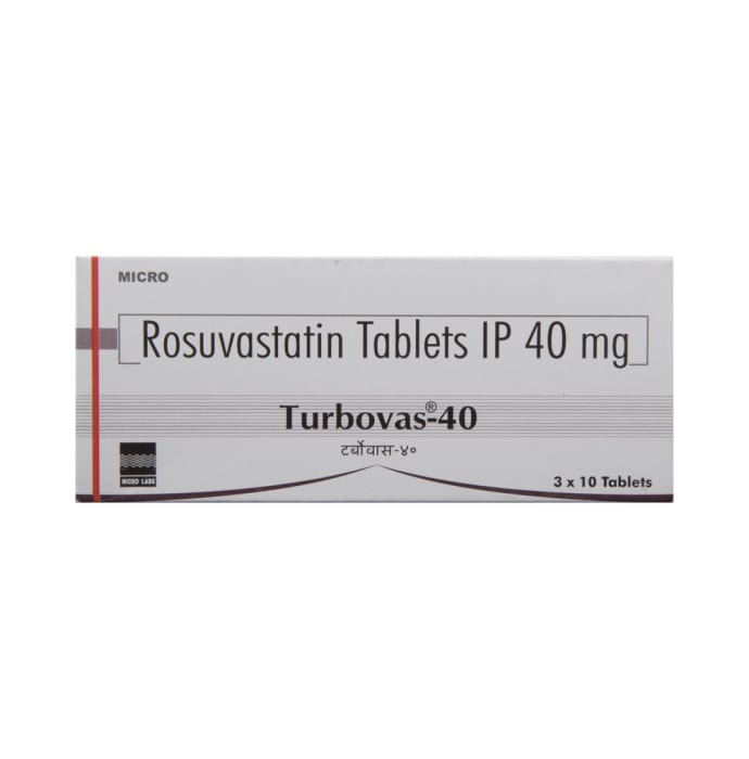 Turbovas 40mg Tablet (10'S)