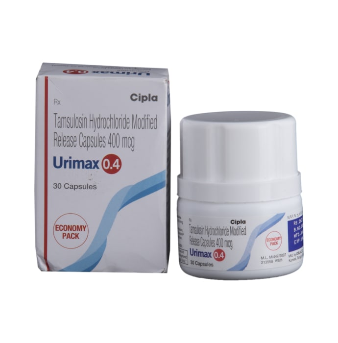 Urimax 0.4mg Capsule MR (15'S)