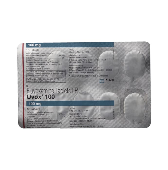 Uvox 100mg Tablet (10'S)