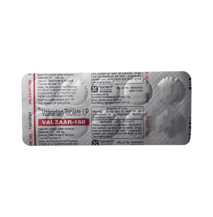 Valzaar 160mg Tablet (10'S)