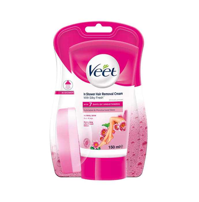 Veet In-Shower Hair Removal Cream for Men and Women Normal Skin (150ml)