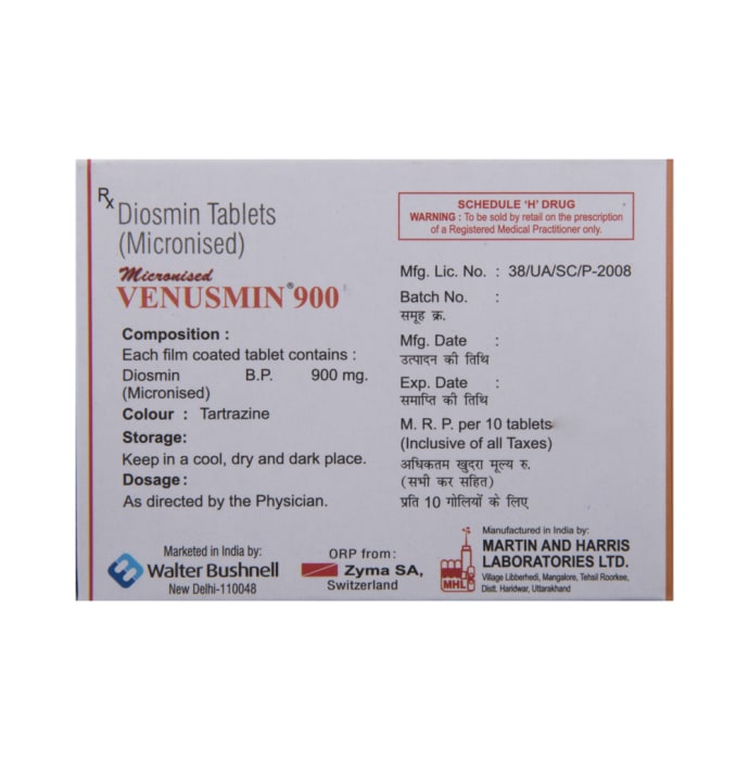 Venusmin 900mg Tablet (10'S)