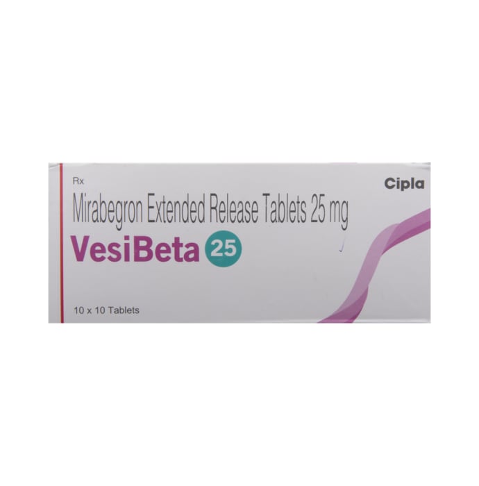 VesiBeta 25mg Tablet ER (10'S)