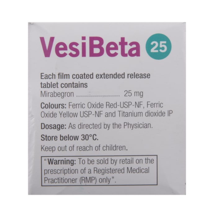 VesiBeta 25mg Tablet ER (10'S)