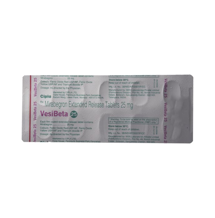 VesiBeta 25mg Tablet ER (10'S)