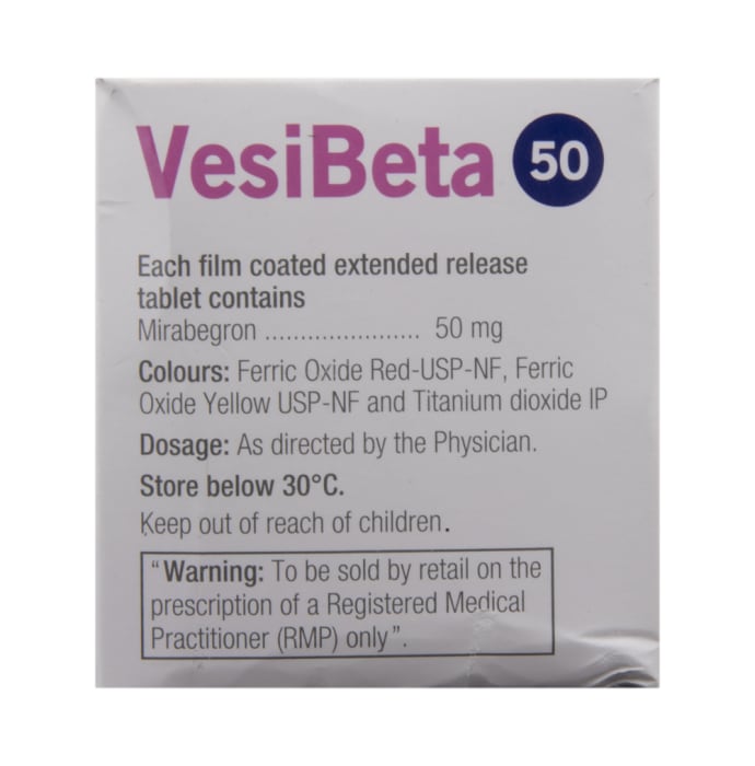 VesiBeta 50mg Tablet ER (10'S)