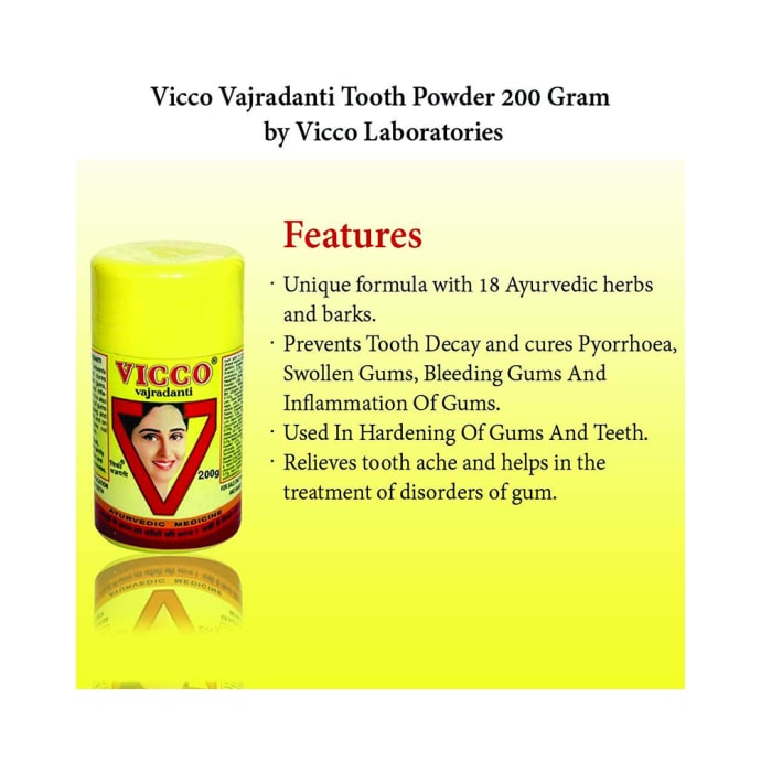 Vicco Vajradanti Ayurvedic Powder (100gm)