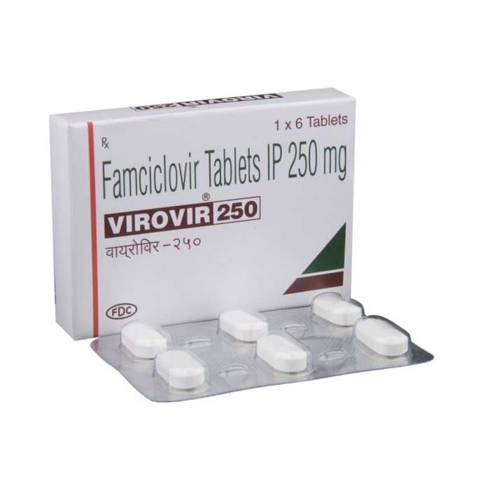 Virovir 250mg Tablet (6'S)