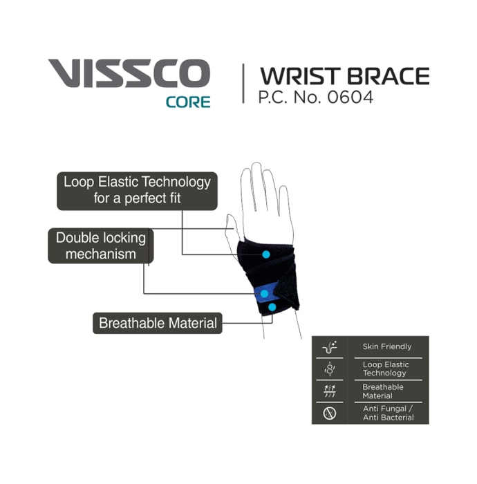 Vissco wrist brace 0604 universal