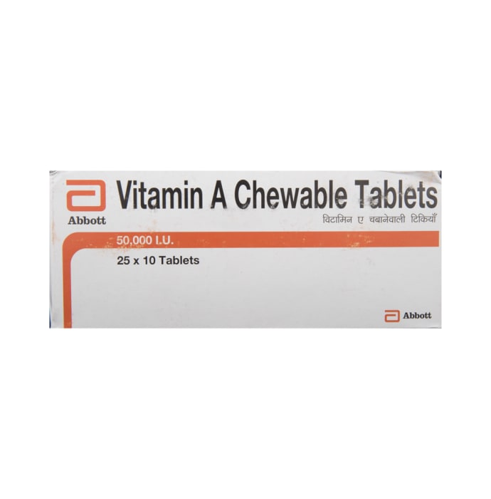 Vitamin A Chewable Tablet (10'S)