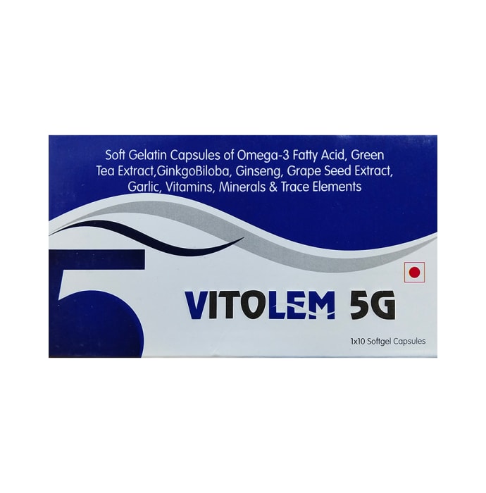 Vitolem 5G Soft Gelatin Capsule (10'S)