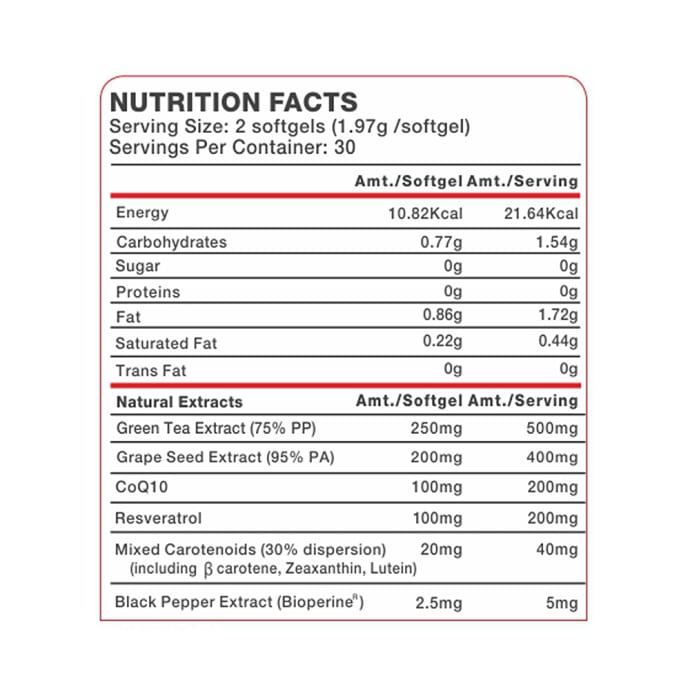 Vitrovea Antox Q10 Softgels (60'S)