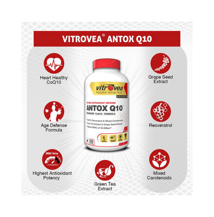 Vitrovea Antox Q10 Softgels (60'S)