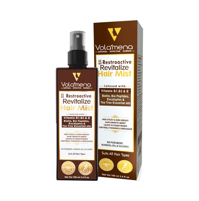 Volamena 12 in 1 Restroactive Revitalize Hair Mist (100ml)