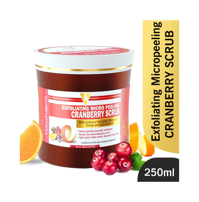 Volamena Exfoliating Micro Peeling Cranberry Scrub (250ml)