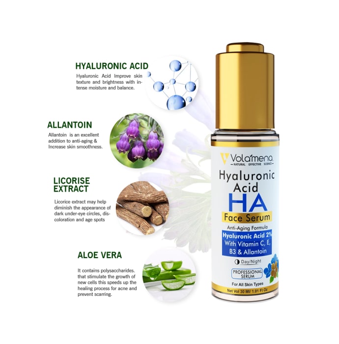 Volamena Hyaluronic Acid Face Serum (30ml)