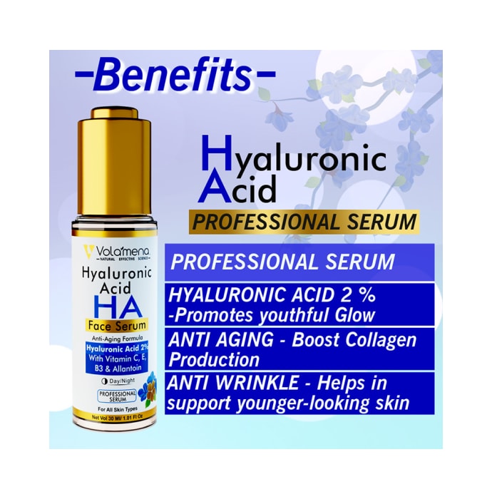 Volamena Hyaluronic Acid Face Serum (30ml)