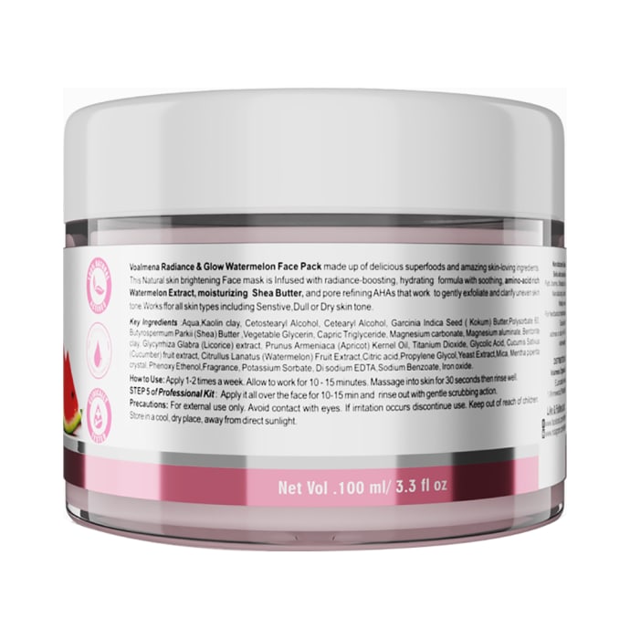 Volamena Organics Radiance & Glow Pink Face Pack Watermelon (100ml)