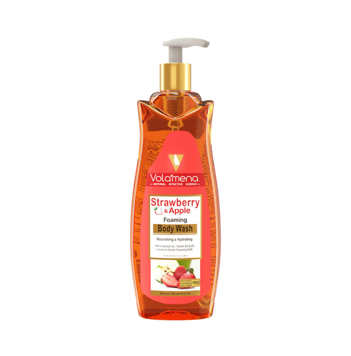 Volamena Strawberry & Apple Foaming Body Wash (300ml)