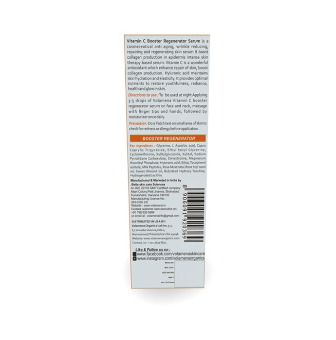 Volamena Vitamin C Booster Regenerator Face Serum (30ml)