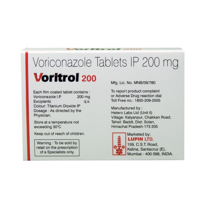 Voritrol 200mg Tablet (4'S)