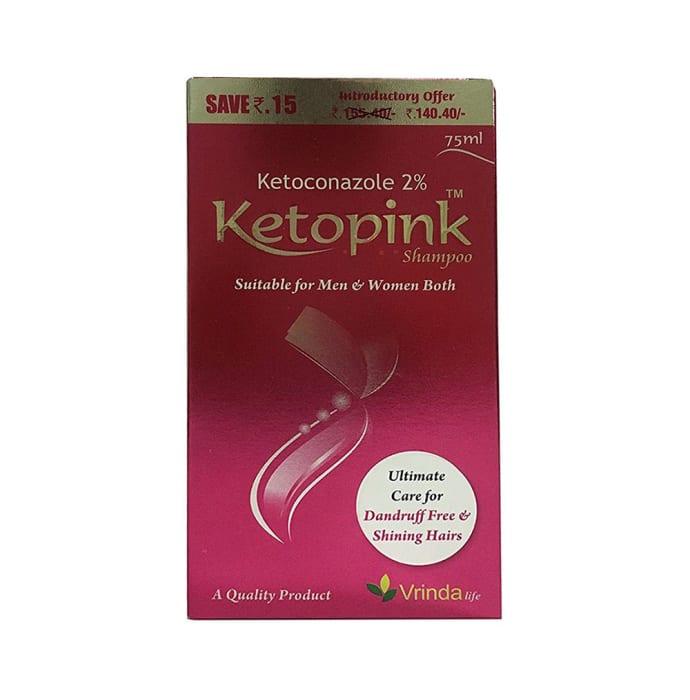 Vrinda Amrit Ketopink Shampoo (75ml)