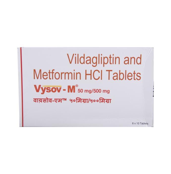 Vysov-M 500mg / 50mg Tablet (10'S)