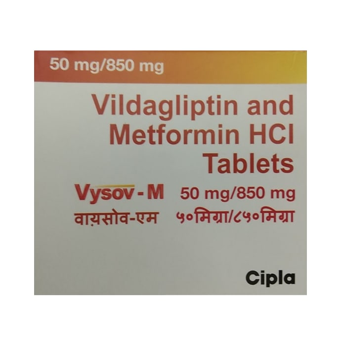 Vysov-M 850mg / 50mg Tablet (10'S)