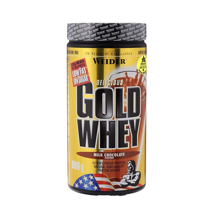 Weider Gold Whey Protein Powder Milk Chocolate (908gm)