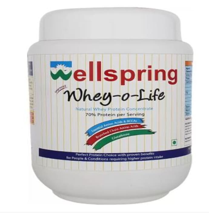 Wellspring Whey-O-Life Whey Protein Powder (500gm)