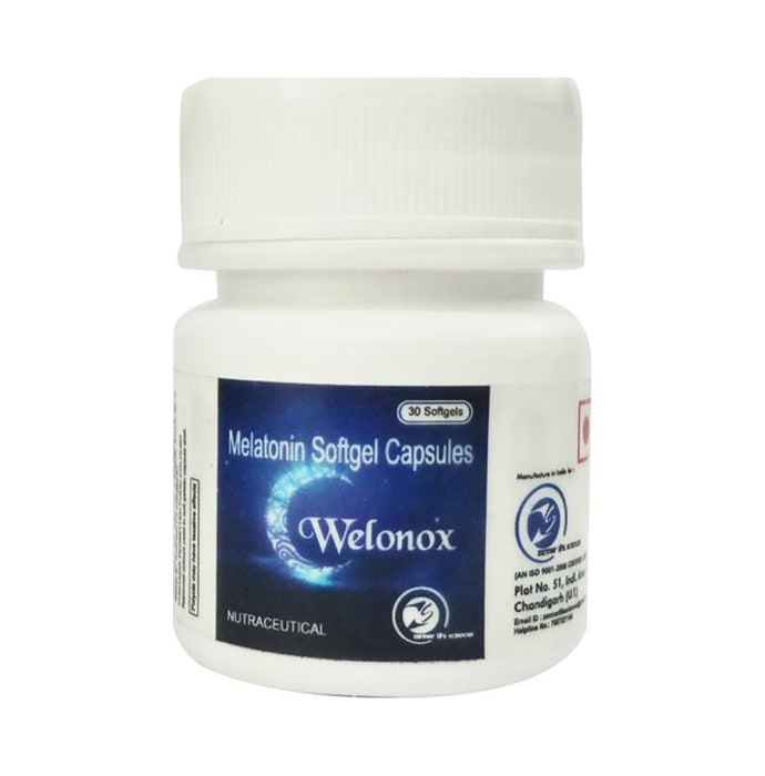 Welonox Melatonin Softgel Capsules (30'S)