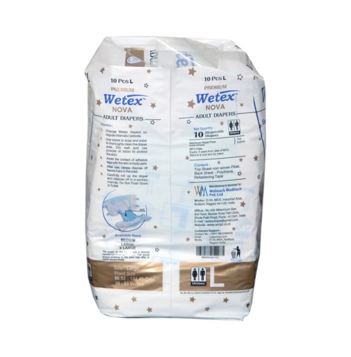 Wetex Nova Premium Adult Diaper Large