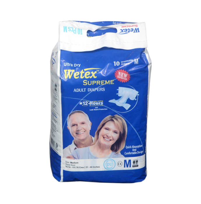 Wetex Supreme Ultra Dry Adult Diaper Medium