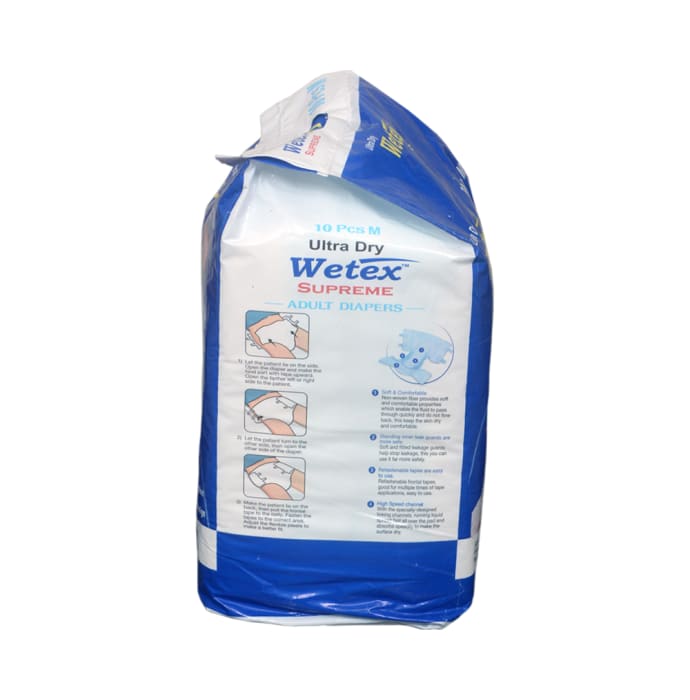 Wetex Supreme Ultra Dry Adult Diaper Medium