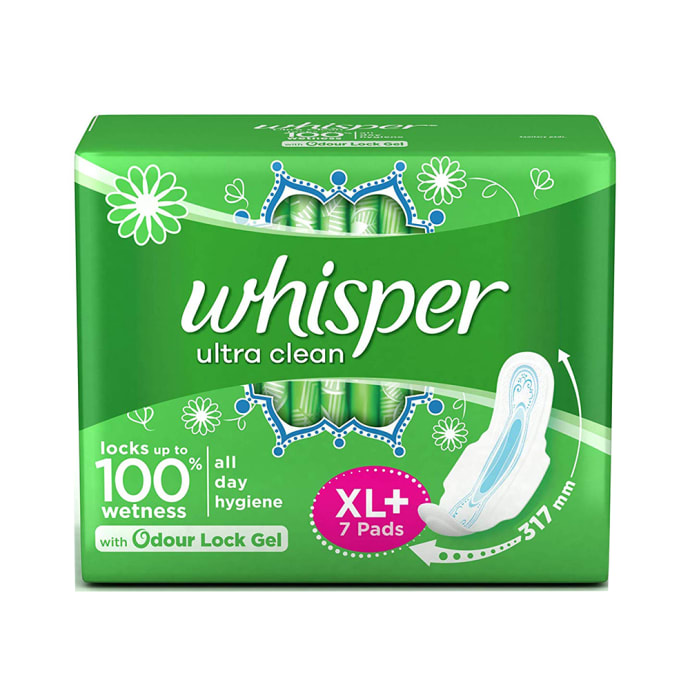 Whisper ultra clean wings sanitary pads xl