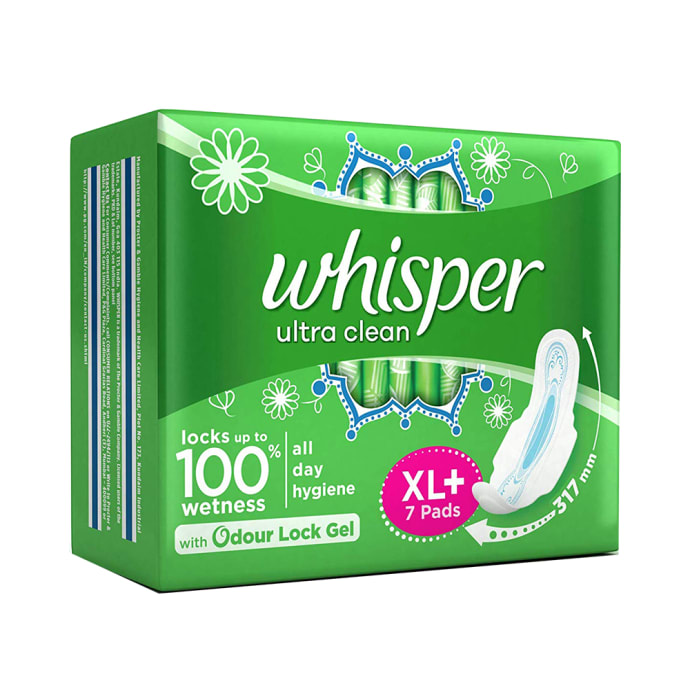 Whisper ultra clean wings sanitary pads xl