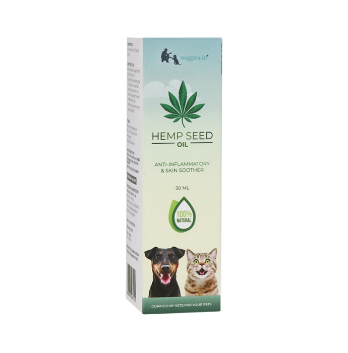 Wiggles.in Hemp Seed Oil (For Pets) (30ml)