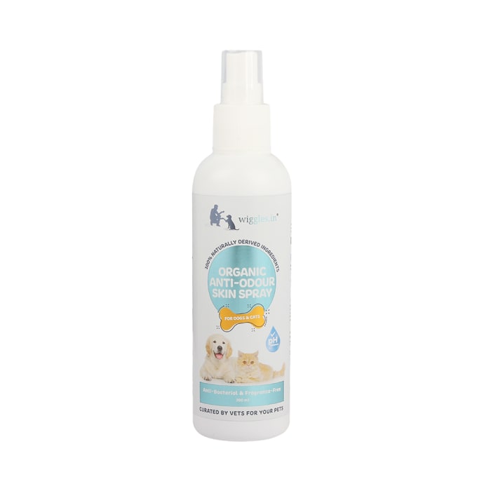 Wiggles.in Organic Anti-Odour Skin Spray for Dogs & Cats (200ml)