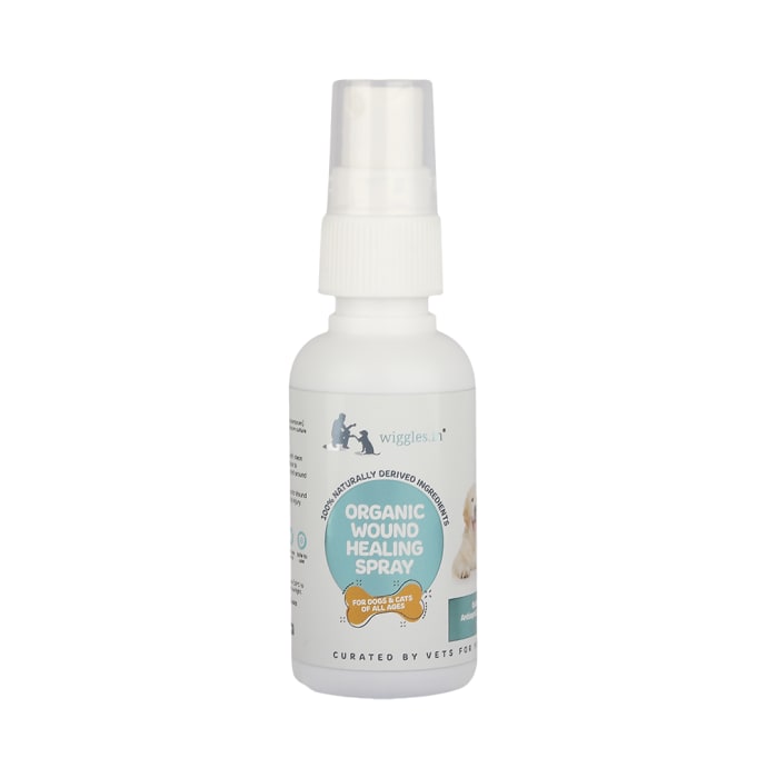 Wiggles.in Organic Wound Healing Spray for Dogs & Cats (50ml)