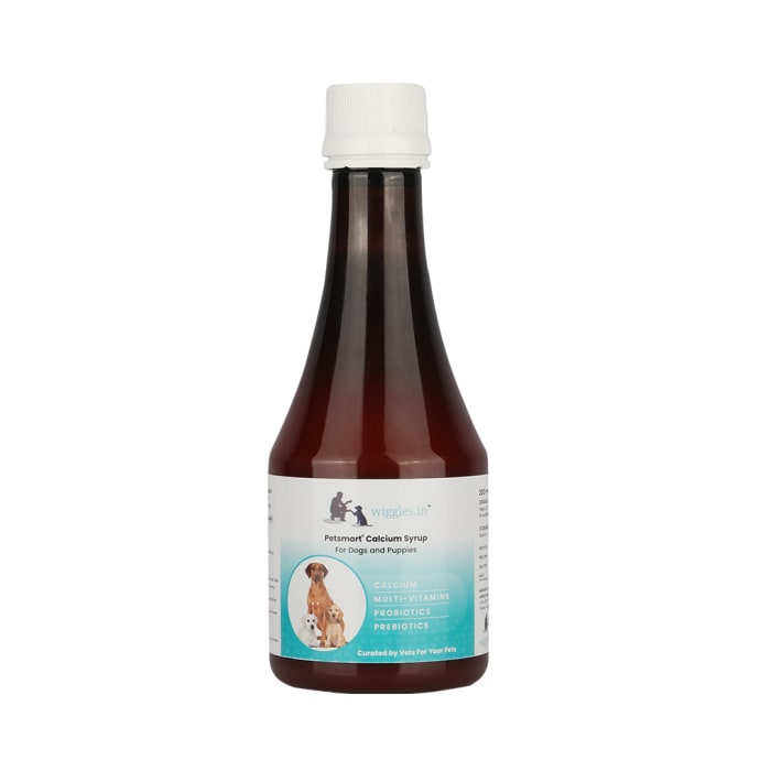 Wiggles.in Petsmart Calcium Syrup for Dogs and Puppies (200ml)