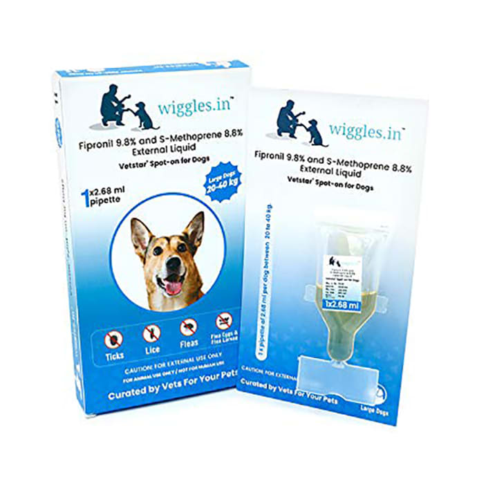 Wiggles.in Vetstar Spot-On for Dogs 20-40Kg (2.68ml)