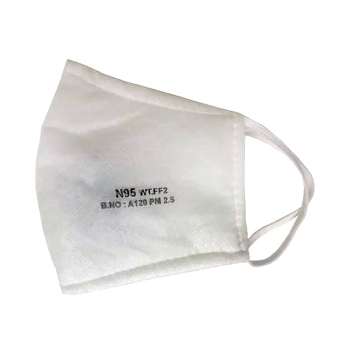 Windtech White N95 Reusable Face Mask with Breathing Valve