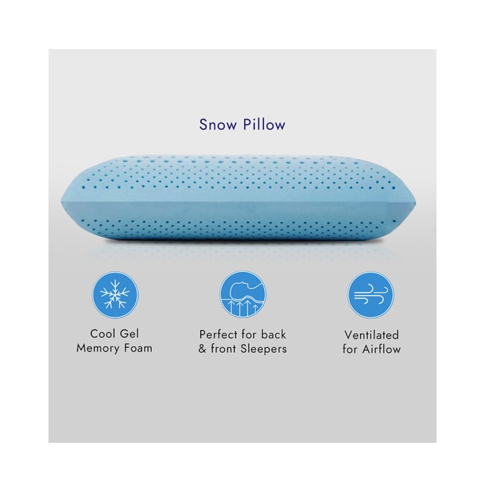 Wink & Nod Memory Foam Pillow Snow