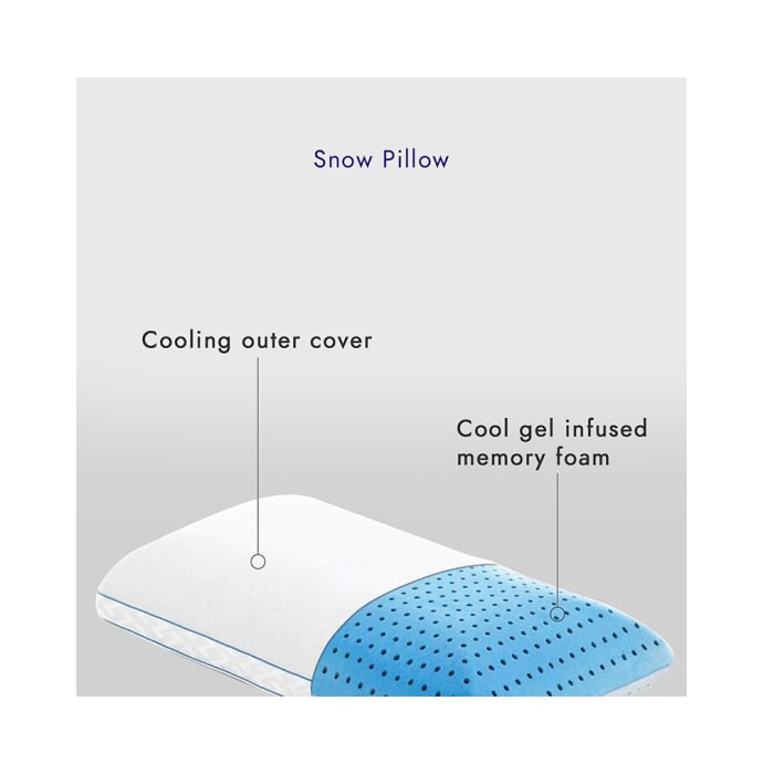 Wink & Nod Memory Foam Pillow Snow