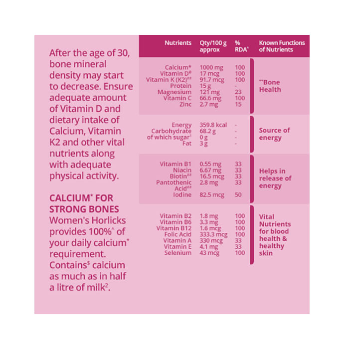 Women's Horlicks Health and Nutrition Drink Caramel (400gm)