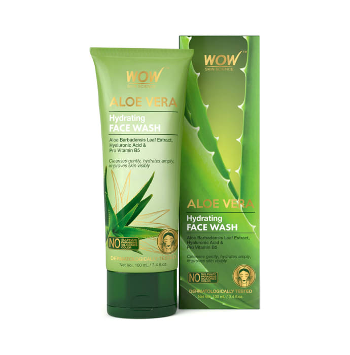 WOW Skin Science Aloe Vera Hydrating Face Wash (100ml)