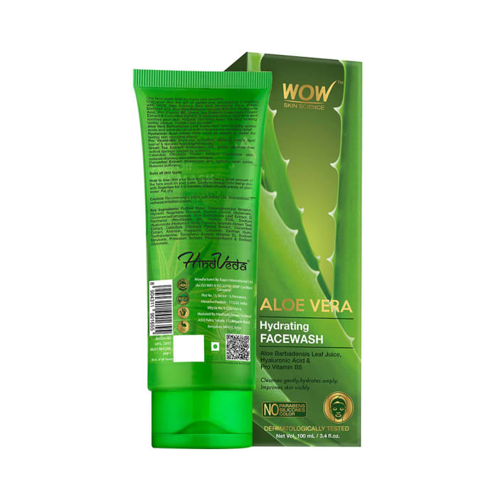 WOW Skin Science Aloe Vera Hydrating Face Wash (100ml)