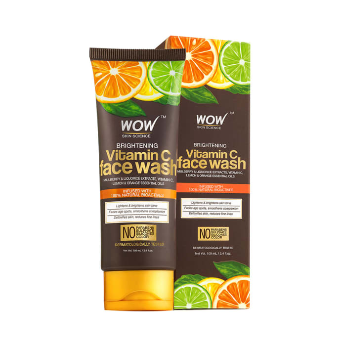 WOW Skin Science Brighitening Vitamin C Face Wash (100ml)